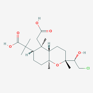 molecular formula C20H33ClO6 B1258740 Excoecarin F 