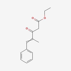 molecular formula C14H16O3 B12587493 Ethyl 4-methyl-3-oxo-5-phenylpent-4-enoate CAS No. 650605-37-1