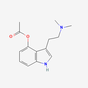 molecular formula C14H18N2O2 B1258756 4-Acetoxy-N,N-dimethyltryptamine CAS No. 92292-84-7