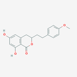 molecular formula C18H18O5 B1258757 Agrimonolide 