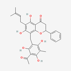 molecular formula C30H30O8 B1258764 Mallotus B 
