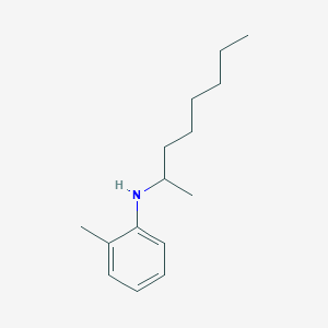 molecular formula C15H25N B12587650 2-Methyl-N-(octan-2-YL)aniline CAS No. 646026-86-0