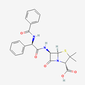 molecular formula C23H23N3O5S B1258770 N-benzoylampicillin 