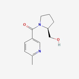 molecular formula C12H16N2O2 B12587716 [(2S)-2-(Hydroxymethyl)pyrrolidin-1-yl](6-methylpyridin-3-yl)methanone CAS No. 613660-74-5