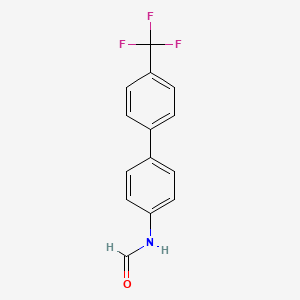 molecular formula C14H10F3NO B12587741 N-[4'-(Trifluoromethyl)[1,1'-biphenyl]-4-yl]formamide CAS No. 877134-48-0