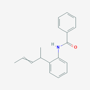 molecular formula C18H19NO B12587754 N-[2-(Pent-3-en-2-yl)phenyl]benzamide CAS No. 649558-92-9