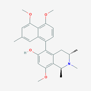 molecular formula C26H31NO4 B1258776 Ancistrobertsonine A CAS No. 202473-87-8