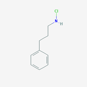 molecular formula C9H12ClN B12587761 N-(3-Phenylpropyl)hypochlorous amide CAS No. 627863-73-4