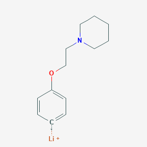 molecular formula C13H18LiNO B12587901 lithium;1-[2-(phenoxy)ethyl]piperidine CAS No. 609337-95-3