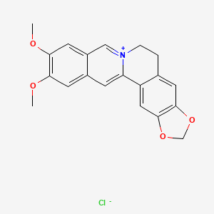 molecular formula C20H18ClNO4 B1258793 Pseudoberberine 