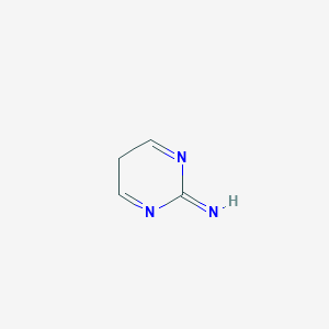 molecular formula C4H5N3 B12587940 Pyrimidin-2(5H)-imine CAS No. 458556-25-7