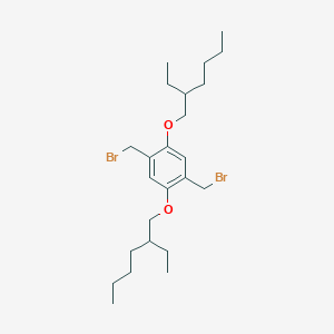 molecular formula C24H40Br2O2 B12587964 1,4-Bis(bromomethyl)-2,5-bis((2-ethylhexyl)oxy)benzene CAS No. 353797-92-9