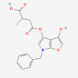 molecular formula C18H17NO6 B1258800 Tensidol B 