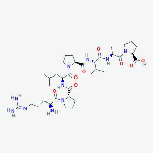 molecular formula C35H60N10O8 B12588004 N~5~-(Diaminomethylidene)-L-ornithyl-L-prolyl-L-leucyl-L-prolyl-L-valyl-L-alanyl-L-proline CAS No. 524952-36-1