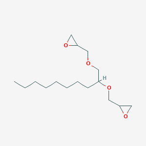 molecular formula C16H30O4 B12588050 2,2'-[Decane-1,2-diylbis(oxymethylene)]bis(oxirane) CAS No. 638128-14-0