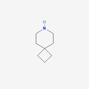 molecular formula C8H15N B1258813 7-Azaspiro[3.5]nonane CAS No. 766-34-7