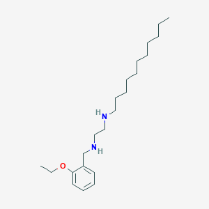 molecular formula C22H40N2O B12588148 N~1~-[(2-Ethoxyphenyl)methyl]-N~2~-undecylethane-1,2-diamine CAS No. 627521-69-1