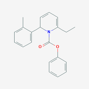 molecular formula C21H21NO2 B12588155 Phenyl 6-ethyl-2-(2-methylphenyl)pyridine-1(2H)-carboxylate CAS No. 651053-69-9