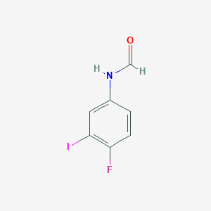 molecular formula C7H5FINO B12588172 N-(4-Fluoro-3-iodophenyl)formamide CAS No. 647025-65-8