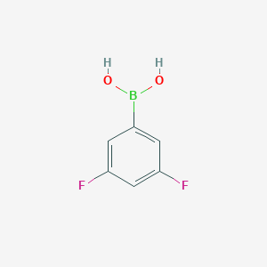 molecular formula C6H5BF2O2 B125883 3,5-二氟苯硼酸 CAS No. 156545-07-2