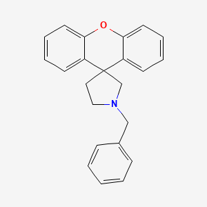 molecular formula C23H21NO B12588359 1-Benzylspiro[pyrrolidine-3,9'-xanthene] CAS No. 648928-59-0