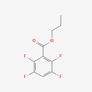 molecular formula C10H8F4O2 B12588378 Propyl 2,3,5,6-tetrafluorobenzoate CAS No. 874112-79-5