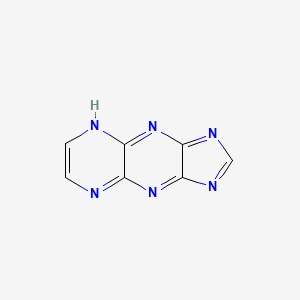 molecular formula C7H4N6 B12588413 1h-Imidazo[4,5-b]pyrazino[2,3-e]pyrazine CAS No. 639091-97-7