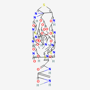 molecular formula C62H60N14O18S5 B1258850 Thiazomycin A 