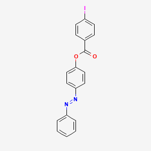 molecular formula C19H13IN2O2 B12588608 4-[(E)-Phenyldiazenyl]phenyl 4-iodobenzoate CAS No. 648433-71-0