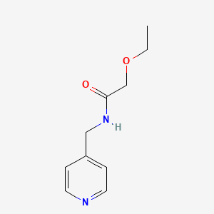 molecular formula C10H14N2O2 B12588701 2-Ethoxy-N-(4-pyridinylmethyl)acetamide 