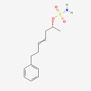 molecular formula C13H19NO3S B12588728 (2R)-7-Phenylhept-4-en-2-yl sulfamate CAS No. 648918-73-4