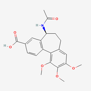 (7S)-7-acetamido-1,2,3-trimethoxy-6,7-dihydro-5H-dibenzo[5,3-b:1',2'-e][7]annulene-9-carboxylic acid