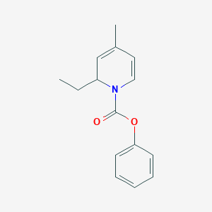 molecular formula C15H17NO2 B12588774 Phenyl 2-ethyl-4-methylpyridine-1(2H)-carboxylate CAS No. 651053-79-1
