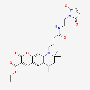 molecular formula C28H33N3O7 B1258880 ATTO 425 maleimide 