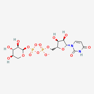 molecular formula C14H20N2O16P2-2 B1258883 UDP-alpha-D-xylose 
