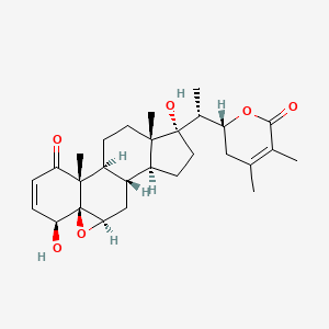 molecular formula C28H38O6 B1258884 Tubocapsanolide F 