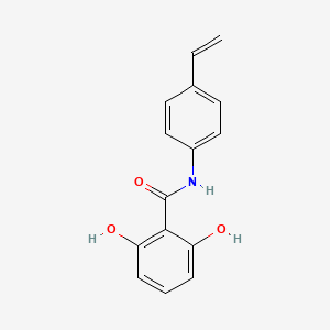 molecular formula C15H13NO3 B12588841 N-(4-ethenylphenyl)-2,6-dihydroxybenzamide CAS No. 606143-18-4