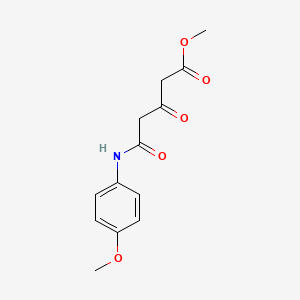 molecular formula C13H15NO5 B12588901 Methyl 5-(4-methoxyanilino)-3,5-dioxopentanoate CAS No. 872973-81-4