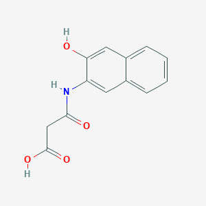 molecular formula C13H11NO4 B12588992 3-[(3-Hydroxynaphthalen-2-yl)amino]-3-oxopropanoic acid CAS No. 649715-71-9