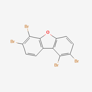 molecular formula C12H4Br4O B12589129 1,2,6,7-Tetrabromo-dibenzofuran CAS No. 617707-67-2
