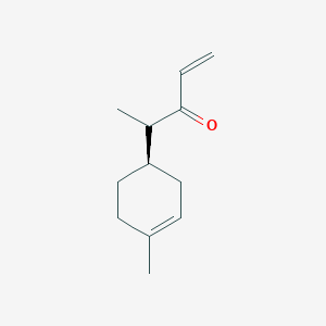 molecular formula C12H18O B12589155 4-[(1R)-4-methylcyclohex-3-en-1-yl]pent-1-en-3-one CAS No. 629624-72-2