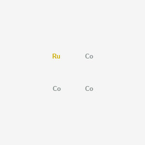 molecular formula Co3Ru B12589162 Cobalt--ruthenium (3/1) CAS No. 581102-57-0