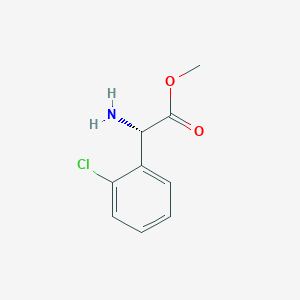 molecular formula C9H10ClNO2 B125892 (S)-(+)-2-氯苯基甘氨酸甲酯 CAS No. 141109-14-0