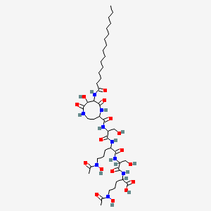 molecular formula C44H77N9O16 B1258929 Marinobactin E 
