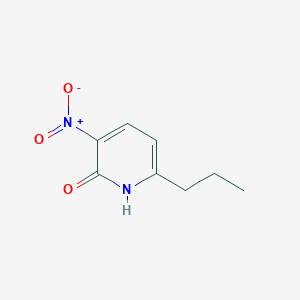 molecular formula C8H10N2O3 B12589295 3-Nitro-6-propylpyridin-2(1H)-one CAS No. 579508-04-6