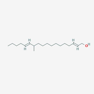molecular formula C19H36O B12589339 12-Methyl-E,E-2,13-octadecadien-1-ol CAS No. 874197-21-4