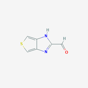 molecular formula C6H4N2OS B12589353 1h-Thieno[3,4-d]imidazole-2-carbaldehyde CAS No. 634189-06-3