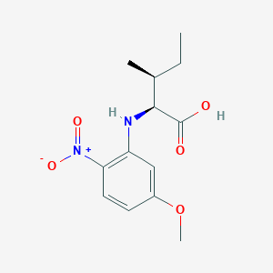 molecular formula C13H18N2O5 B12589410 N-(5-Methoxy-2-nitrophenyl)-L-isoleucine CAS No. 479677-31-1