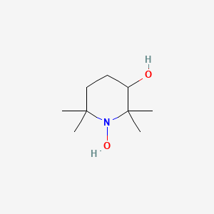 molecular formula C9H19NO2 B12589511 2,2,6,6-Tetramethylpiperidine-1,3-diol CAS No. 872599-91-2