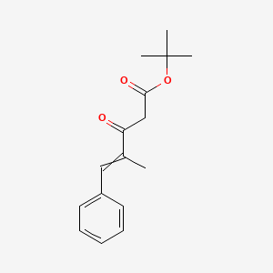 molecular formula C16H20O3 B12589518 tert-Butyl 4-methyl-3-oxo-5-phenylpent-4-enoate CAS No. 646533-93-9
